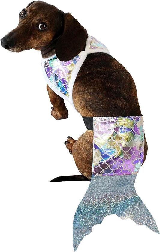 Mermaid Dog Halloween Costume (Large)