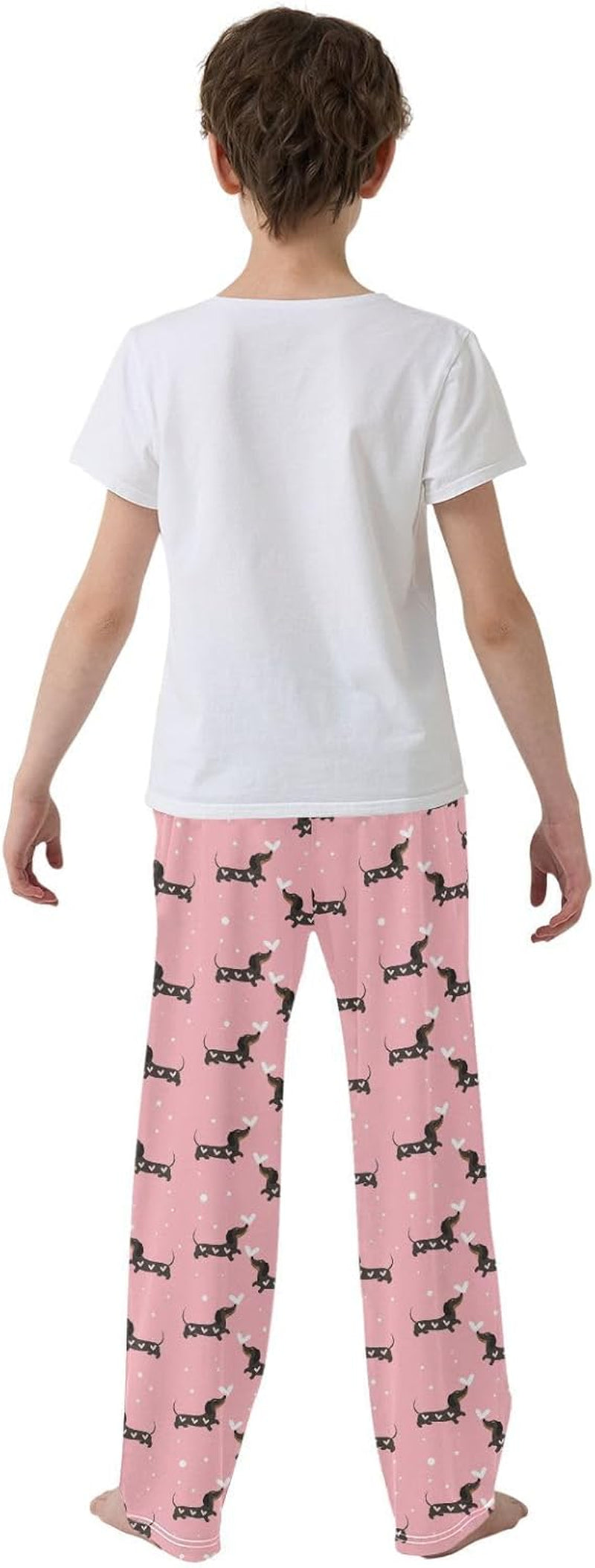 Pajama Pants Dachshund Lounge Pants Soft Pajama Bottoms with Pockets, M
