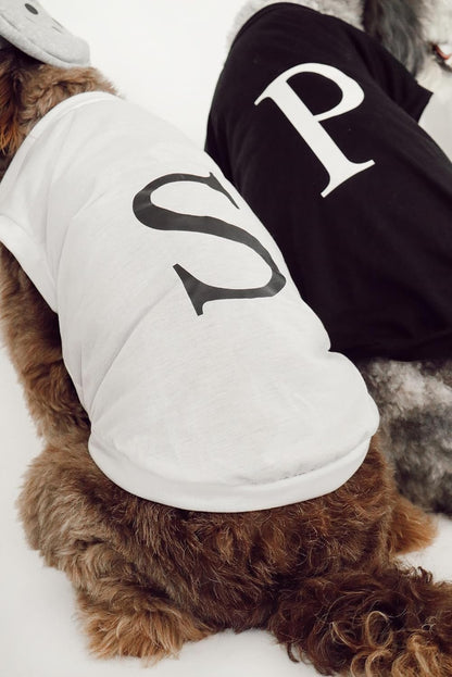 Salt & Pepper Dog Costume (Salt, Small)